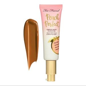 Too Faced Peach Perfect Comfort Matte Foundation 1.6 oz CHAI Shade 1.6 oz NIB